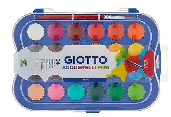 Estojo Aquarela Giotto Mini C/24 Cores