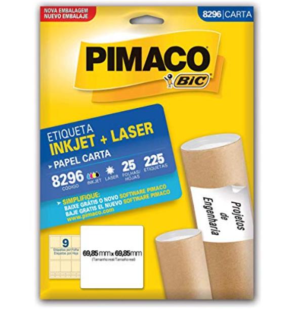 Etiqueta P/impressora 8296