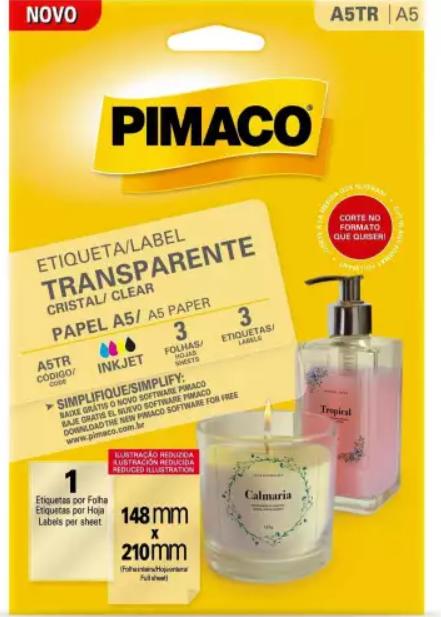 Etiqueta Branca A5-   A5TR