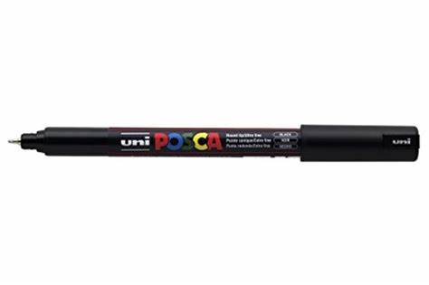 Caneta Uni Ball Posca Pc-1mr Preta