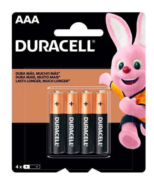 Pilha Duracell Aaa - Palito C/04 Unds