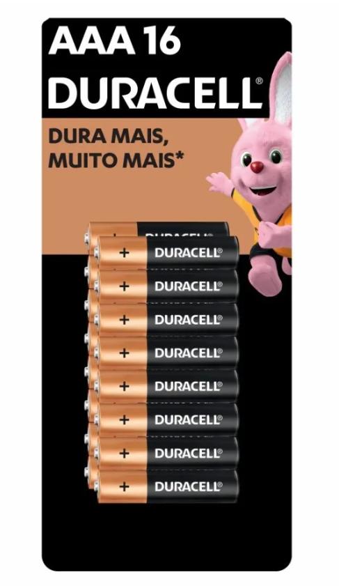 Pilha Duracell Aaa - Palito C/16 Unds.
