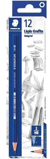 Lapis Grafite Staedtler S/b Hb C/12 170 Hb3