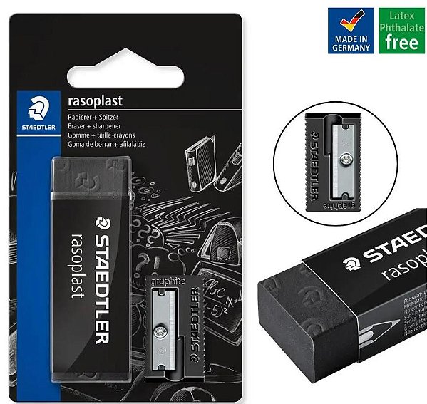Borracha Staedtler Rasoplast Grande Preta C/apont 526 9 S1 Bk