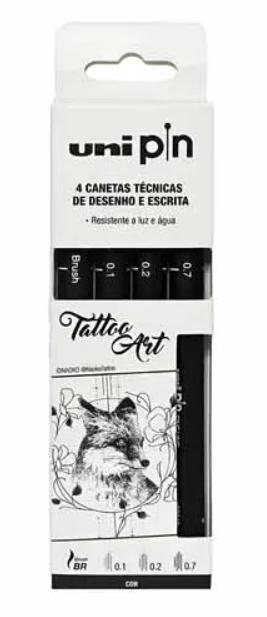 Caneta Nankim Uni Pin C/4 Tattoo