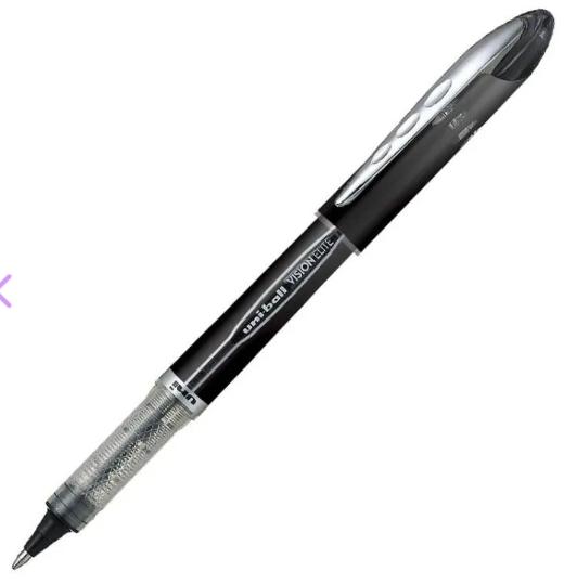 Caneta Uni Ball Vision Elite 0.5 Preta  Ub- 205 13 1200