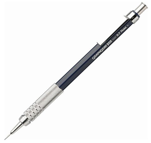 Lapiseira Pentel Graphgear 500 0,7mm. Az Pg527 Cpb