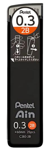 Grafite Pentel Stein Ain 0,3 2b