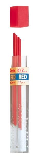Grafite Pentel Super 0,7 Vermelho Ppr 7