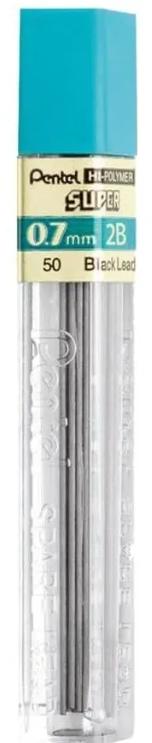 Grafite Pentel Super 0,7 2b 50 2bx