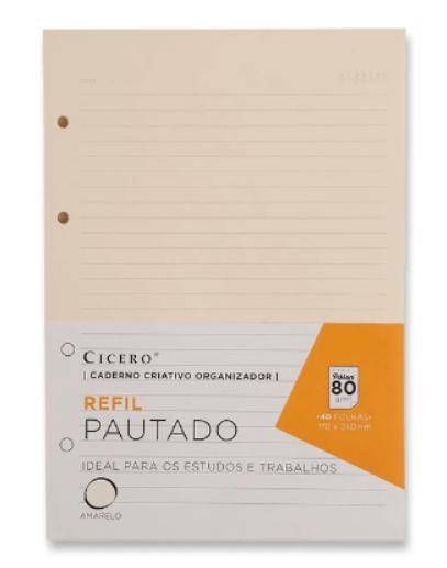 Refil Caderno Criativo 17x24
