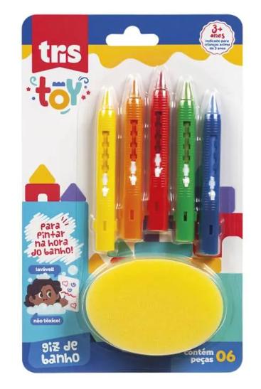 Giz de Banho Toy+esponja 908063