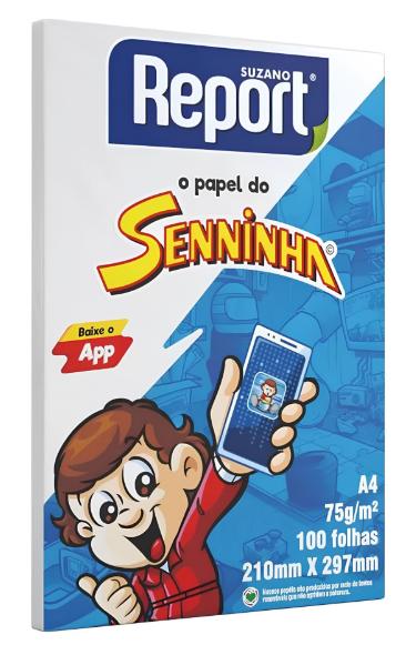 Papel Report Seninha Branco A4 C/100f