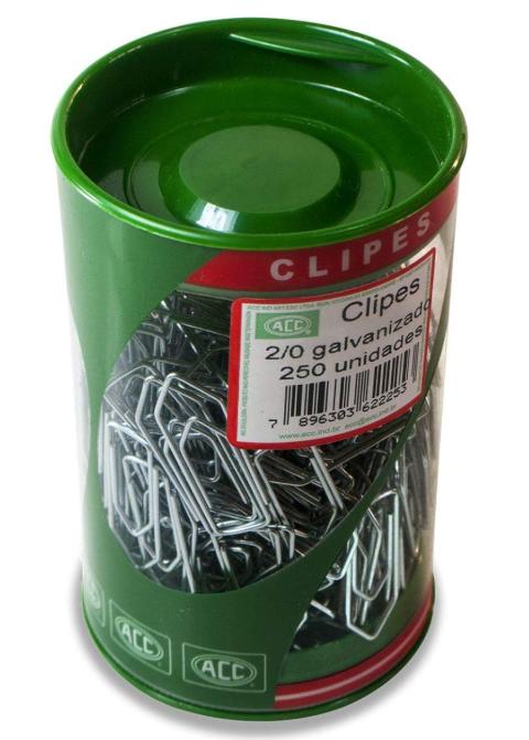 Clipes 2/0 Galvanizado C/250 Unidades Acc