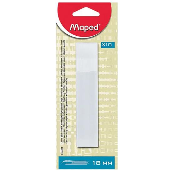 Conjunto C/10 Lâminas 18mm X10 640721 Maped Maped