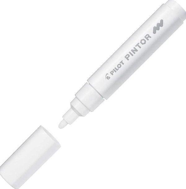 Marcador Pilot Pintor Medio Branco