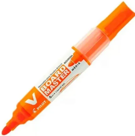 Pincel Quadro Branco Pilot Wbma Recarregavel Laranja