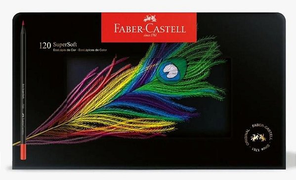 Lapis de Cor C/120 Cores Super Soft Lata 1207120soft