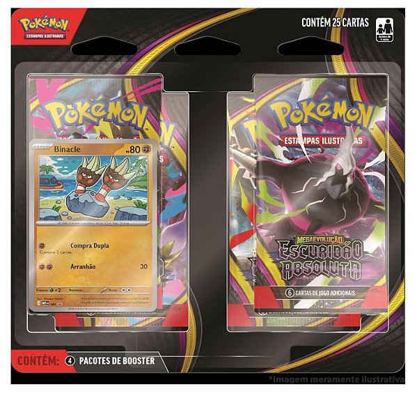 Cartas Pokemon Blister Quadruplo Escuridao Absoluta