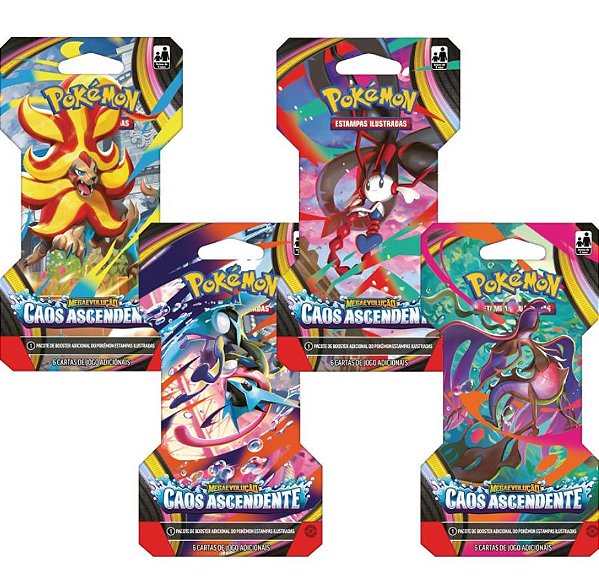 Cartas Pokemon Blister Caos Ascendente envio sortido