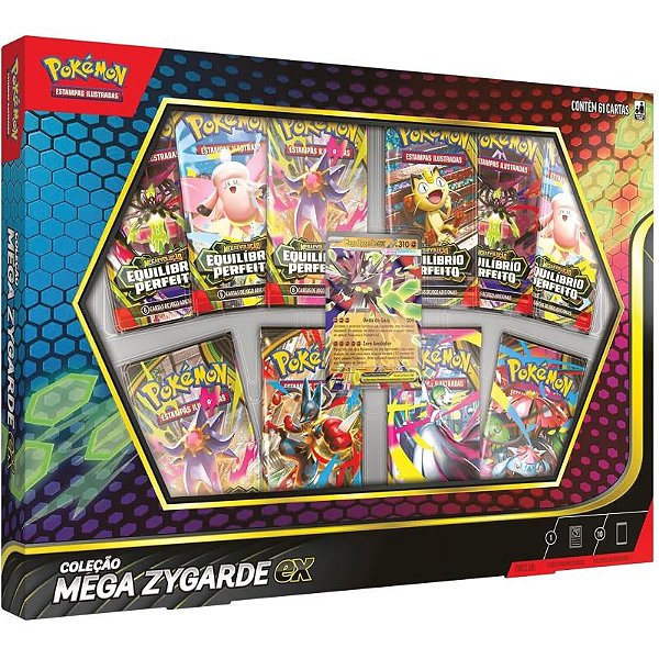 Cartas Pokemon Box Mega Zygarde Ex