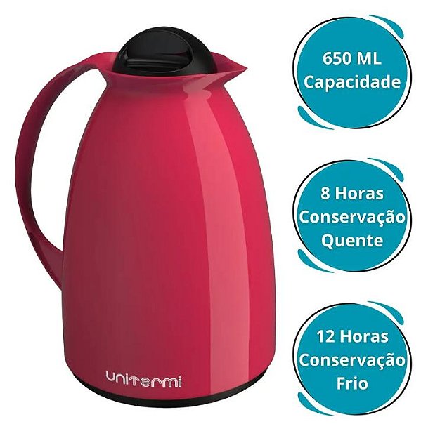 Garrafa Termica Florenca 650ml Magenta