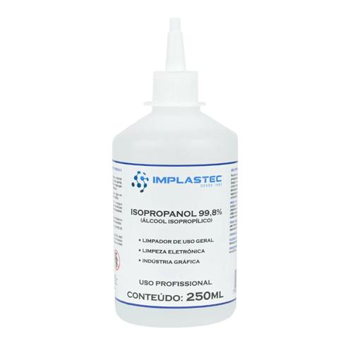 Alcool Isopropilico 99,8% 250ml - Implastec