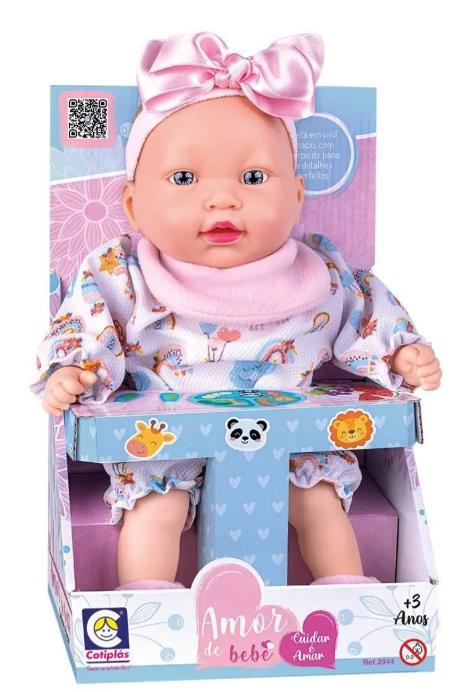 Boneca Amor de Bebe Cuidar e Amar