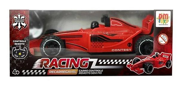 Carro Controle Remoto Sem Fio F1 Recarreg DMT0233