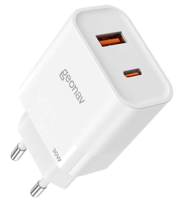 Carregador Parede 2 Portas 30w Branco CH30PDQCWT-C