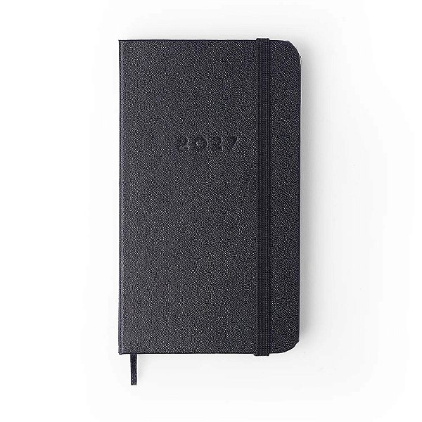Agenda 9x15,5 Planner Semanal Anotaçoes Preta