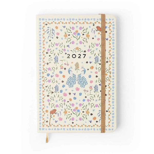 Agenda 14x21 Planner Semanal Anotaçoes Relicario Realeza Marinho
