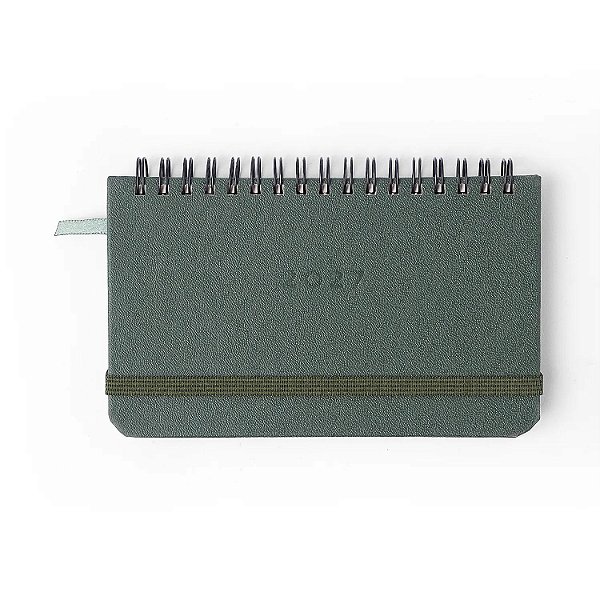 Agenda Planner Wireo 15,5x9 Semanal Office Verde Oliva