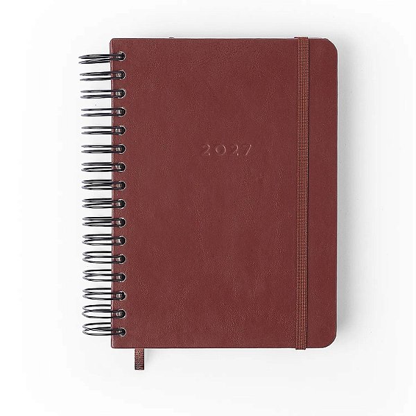 Agenda Planner Wireo A5 Diaria Cafe