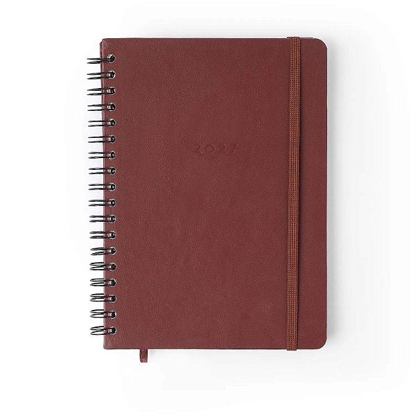 Agenda Planner Wireo 17x24 Semanal Planejamento Cafe