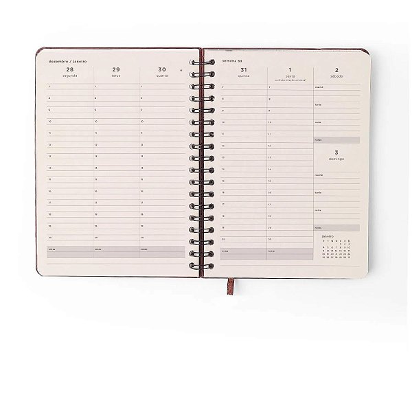 Agenda Planner Wireo 17x24 Semanal Planejamento Petit Lambreta