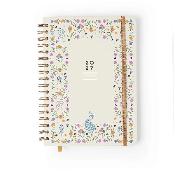 Agenda Planner Wireo 17x21 Semanal Planejamneto Relicario Secreto Off White