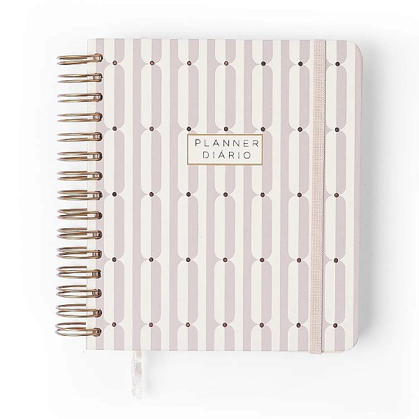 Agenda Planner Permanente Wireo 17x19,5 Diaria Veredas Gelo