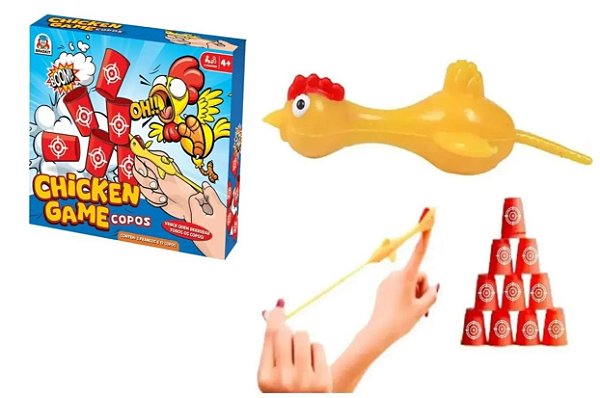 Jogo Chicken Game Copos