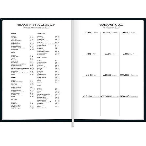 Agenda Tilibra Napoli Preta 134x192mm Tilibra