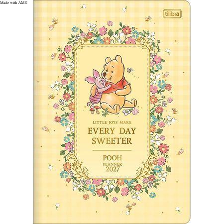 Agenda Tilibra Planner Grampeada Pooh