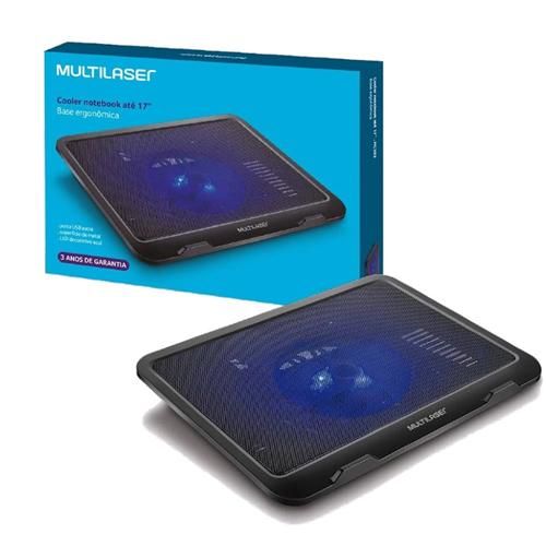 Base de Notebook Multilaser Cooler Slim C/ Led Ac263
