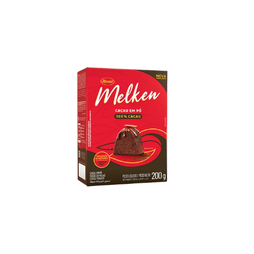 Chocolate Cacau em Pó Melken Harald 200g 100% cacau