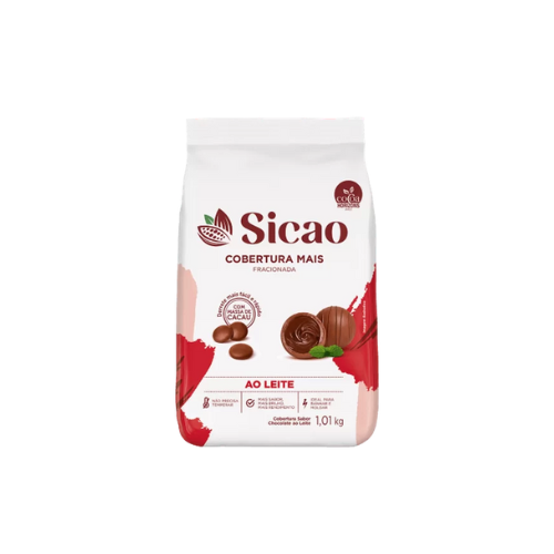 Cobertura Mais Ao Leite Gotas 1kg Sicao