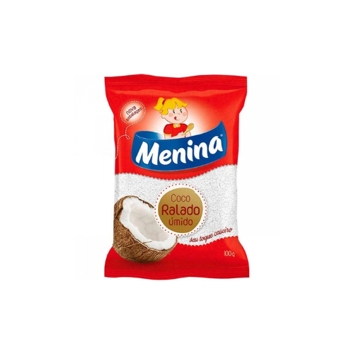 COCO RALADO MENINA ÚMIDO E ADOÇADO - 100 G