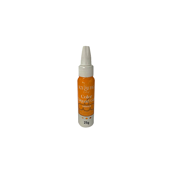 Corante Liquid Gel Laranja Iceberg  25g