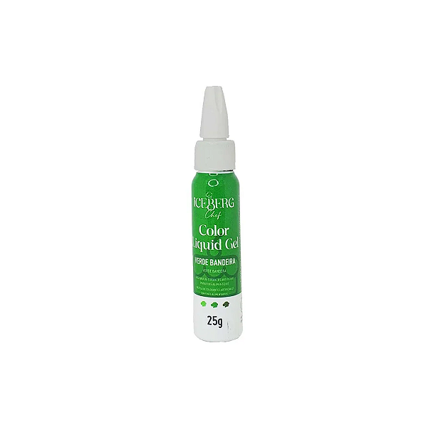 Corante Liquid Gel Verde Bandeira Iceberg  25g