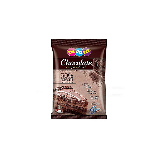 Chocolate Em Pó decora 50% 1,005kg Cacau Foods