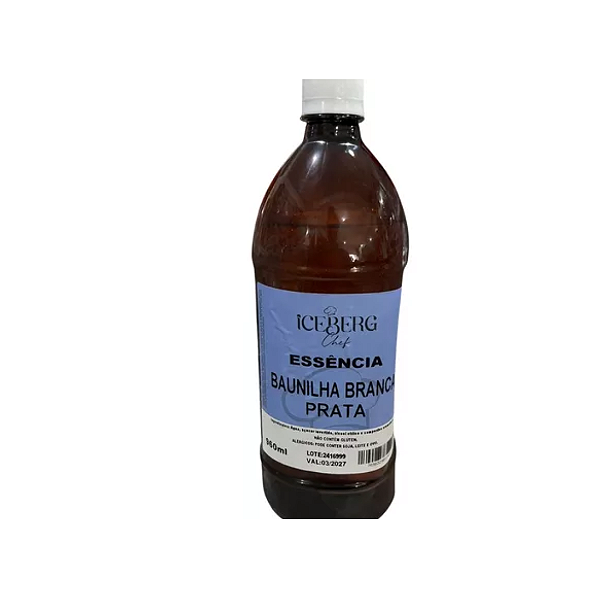 Essência Artificial Baunilha Branca Prata Iceberg 960ml