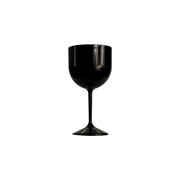 Taças Para Gin Tônica Drinks Festa Acrílico PRETO 550ml